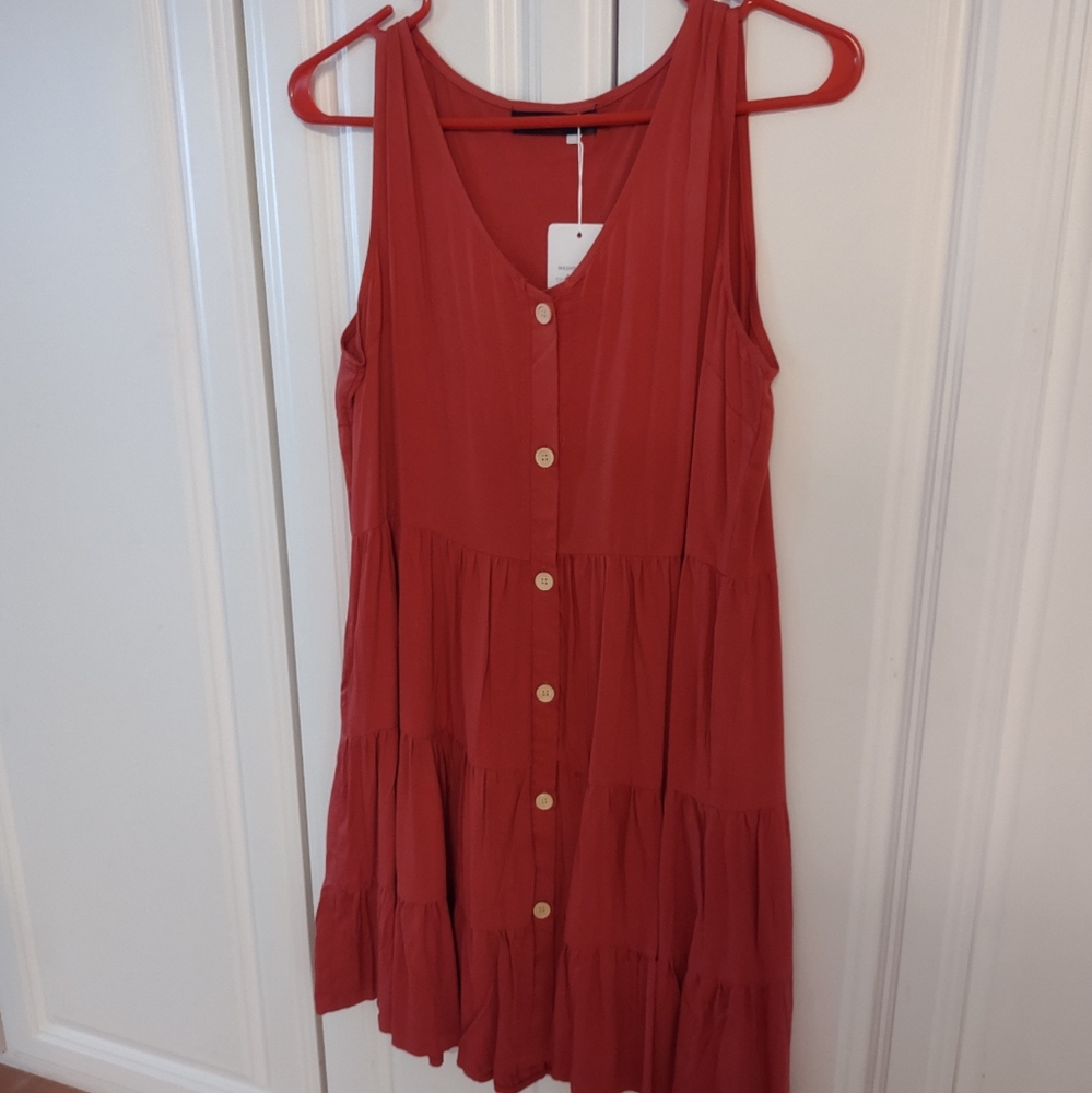 Rust dress NWT
